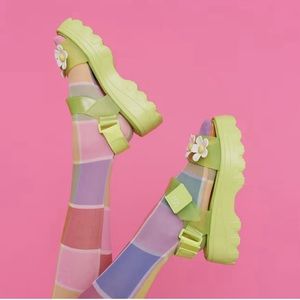 Melissa x Lazy Oaf Green Sandal